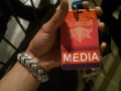 Fancy credentials for the Grammy Celebration